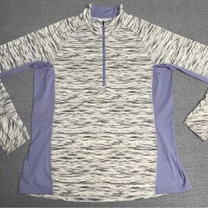 Patagonia Women's All Weather Zip-Neck Lavender XL